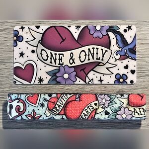 ZOX "ONE & ONLY" #491 TATTOO STYLE HEART & LOCK ZOTD collectible wristband